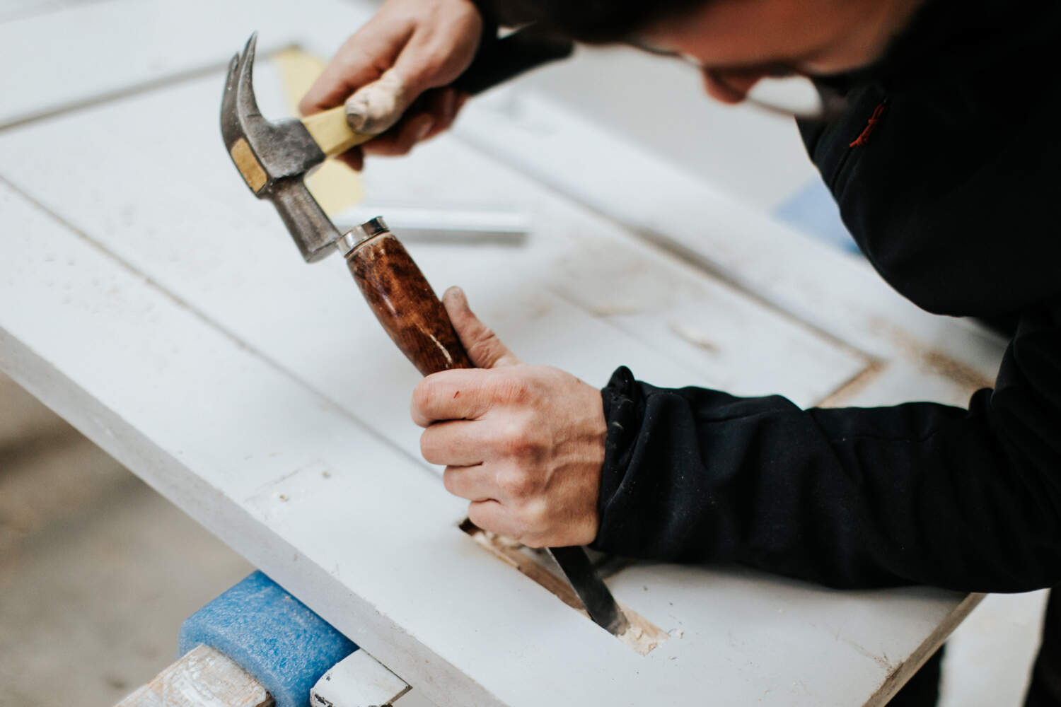 PHOTO D'UNE RÉALISATION EN MENUISERIE BOIS