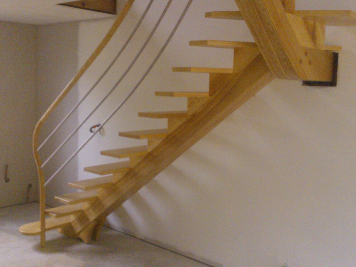 Menuiserie bois intérieure escalier